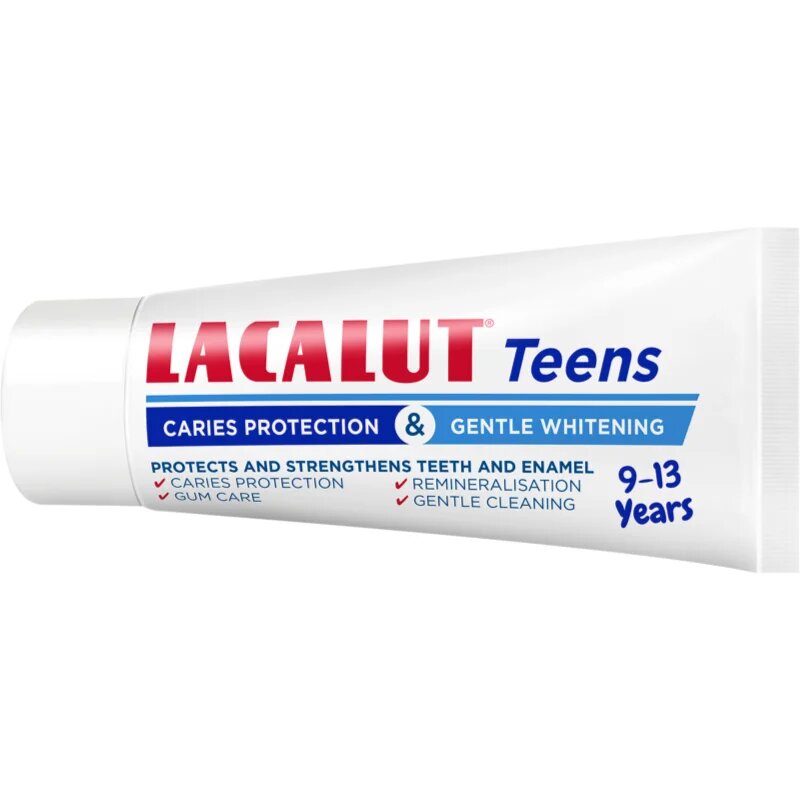 Lacalut Teens Caries Protection & Gentle Whitening fogkrém gyermekeknek 9-13 years 55 ml