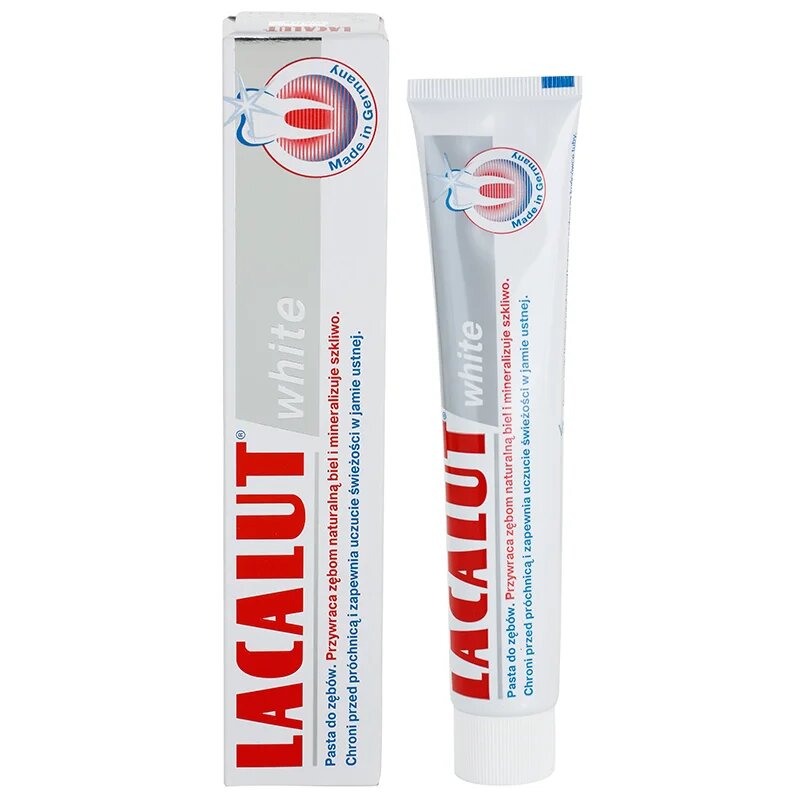 Lacalut White fogkrém fehérítő hatással 75 ml