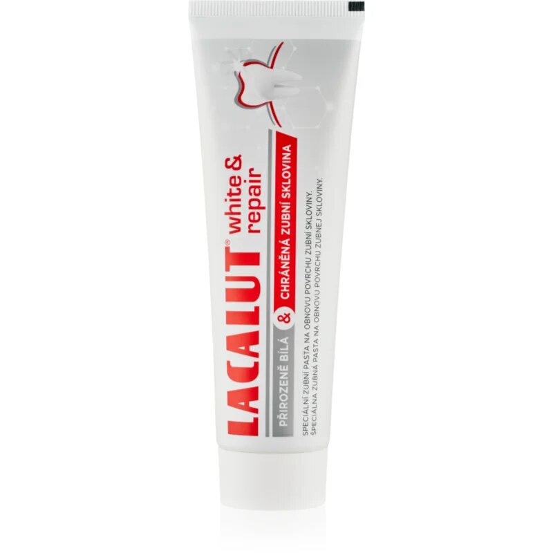 Lacalut White & Repair fogkrém a fogzománc megújítására 75 ml