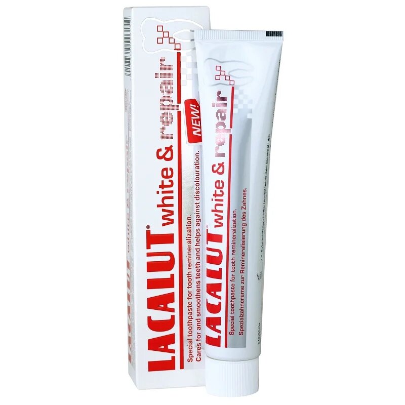 Lacalut White & Repair fogkrém a fogzománc megújítására 75 ml