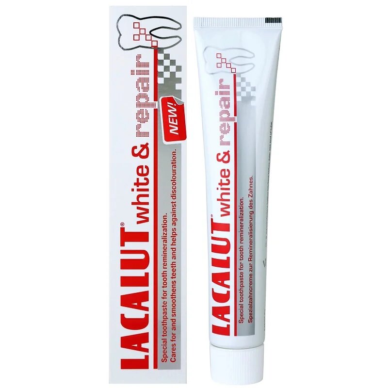 Lacalut White & Repair fogkrém a fogzománc megújítására 75 ml