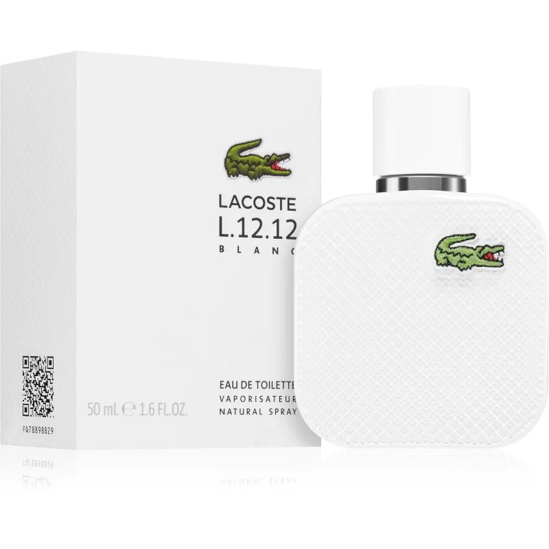 Lacoste Eau de L.12.12 Blanc Eau de Toilette uraknak 50 ml