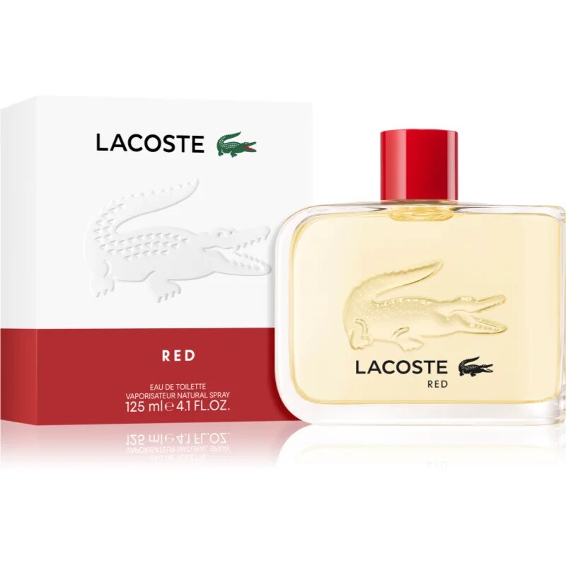 Lacoste Red Eau de Toilette new design uraknak 125 ml