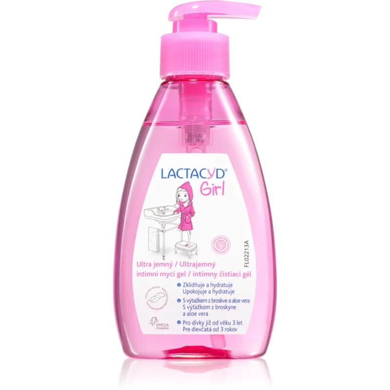 Lactacyd Girl gyengéd tisztító gél intim higiéniára 200 ml