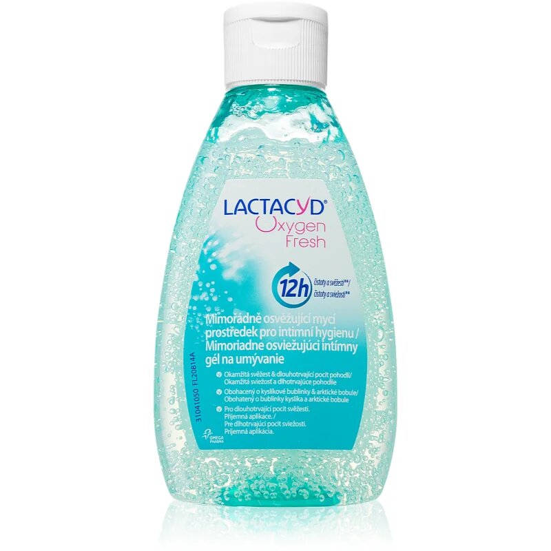Lactacyd Oxygen Fresh frissítő tisztító gél intim higiéniára 200 ml