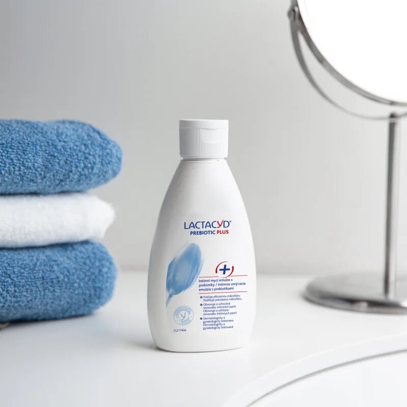 Lactacyd Prebiotic Plus tisztító emulzió intim higiéniára 200 ml