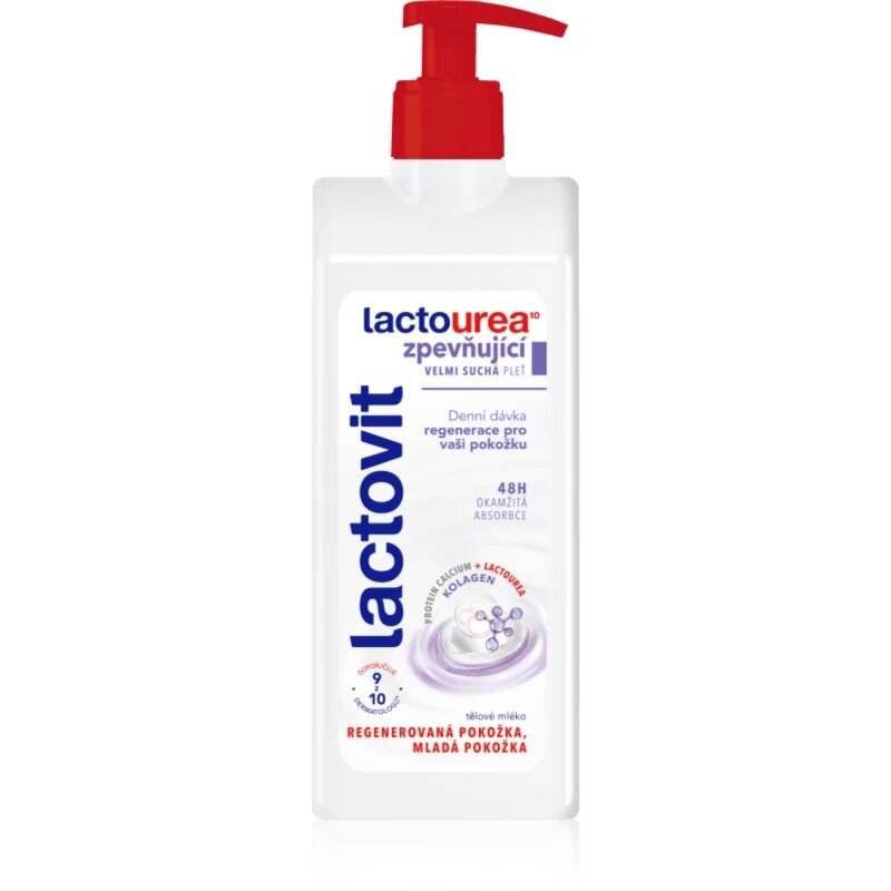 Lactovit LactoUrea Firming feszesítő testápoló tej száraz bőrre 400 ml
