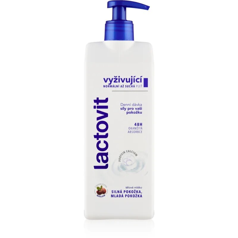 Lactovit Original tápláló testápoló krém pumpás 400 ml