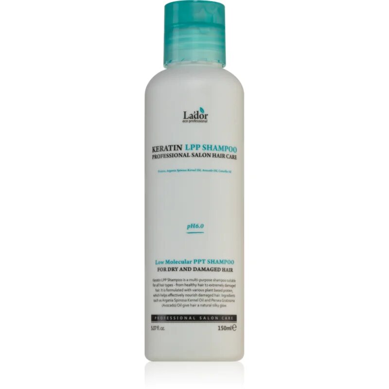 La'dor Keratin LPP keratinos regeneráló sampon táplált és fényes hatásért 150 ml