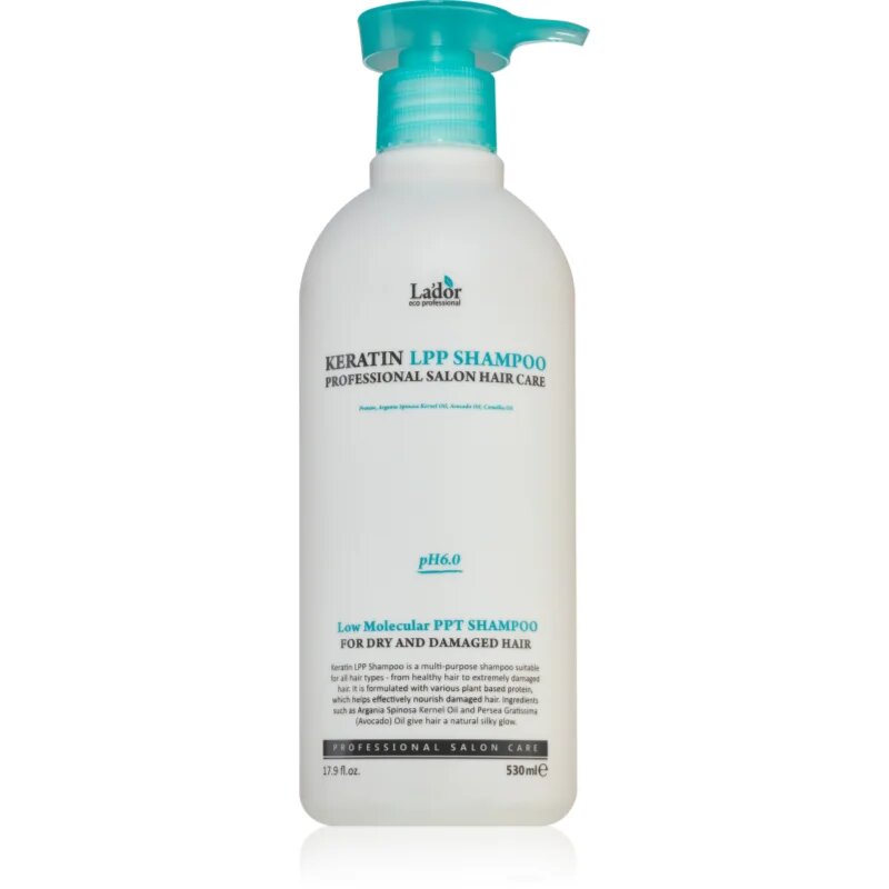 La'dor Keratin LPP keratinos regeneráló sampon táplált és fényes hatásért 530 ml