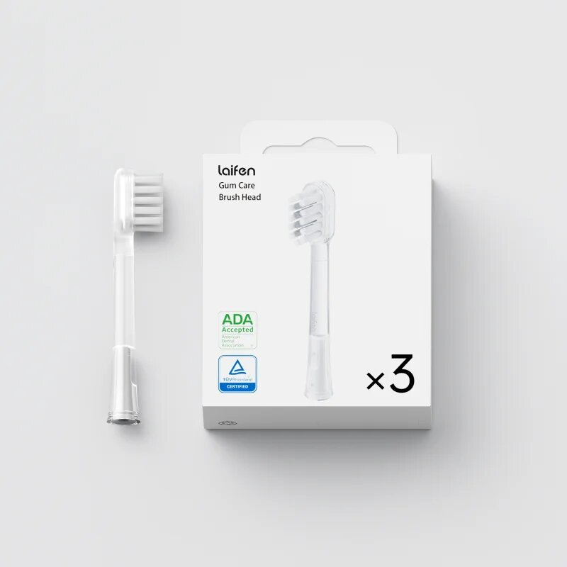 Laifen Gum Care Transparent 2.0 tartalék kefék 3 db