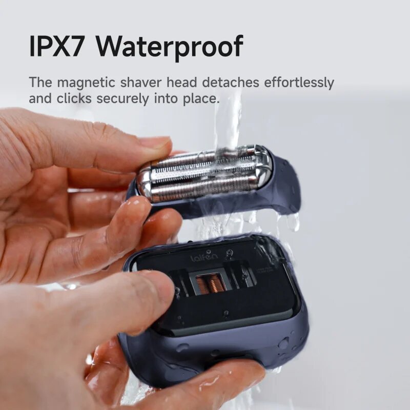 Laifen P3 Pro elektromos borotválkozó készülék ajándékszett Dark Blue 1 db