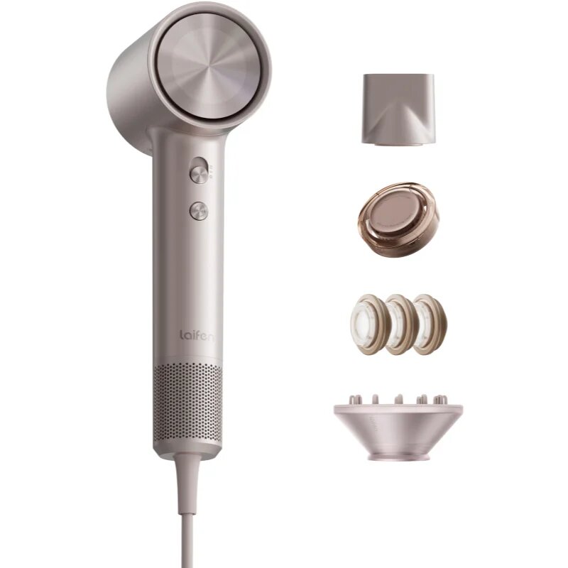 Laifen Swift 4 nagy teljesítményű ionos hajszárító Polished Platinum 1 db