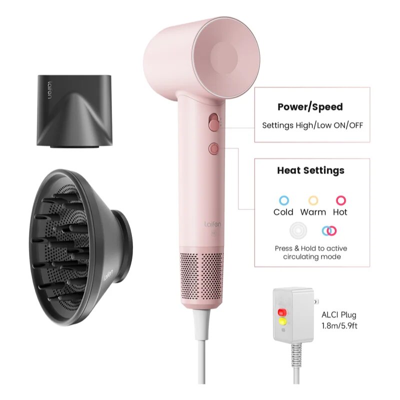 Laifen SWIFT SE Special hajszárító Light Pink 1 db