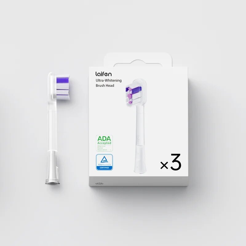 Laifen Ultra-Whitening Transparent 2.0 tartalék kefék 3 db