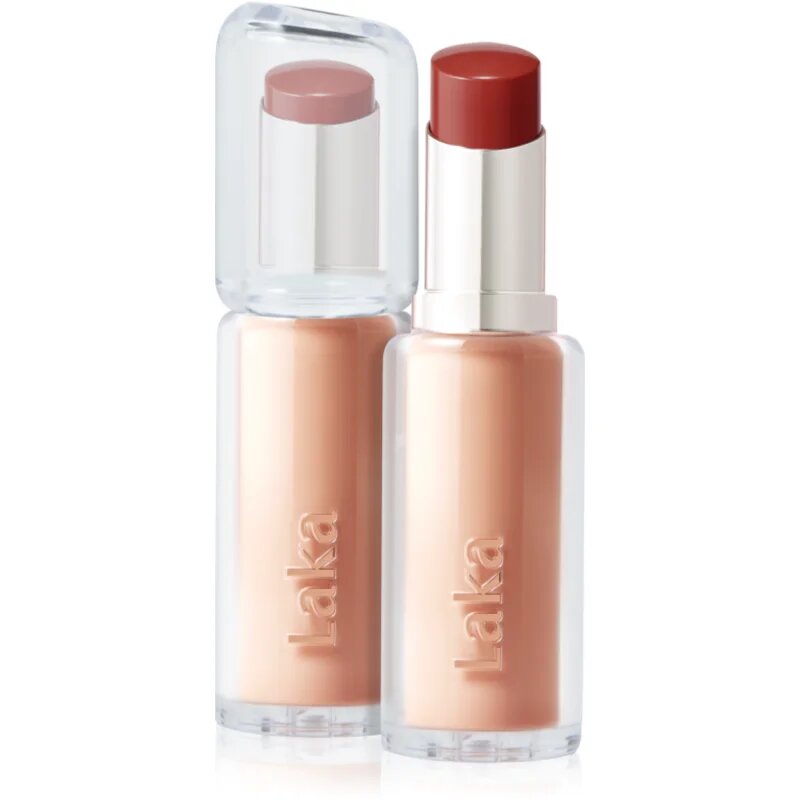 Laka Bonding Glow Lipstick hosszan tartó rúzs a hidratálásért és a fényért árnyalat 208 Posh 3.7 g
