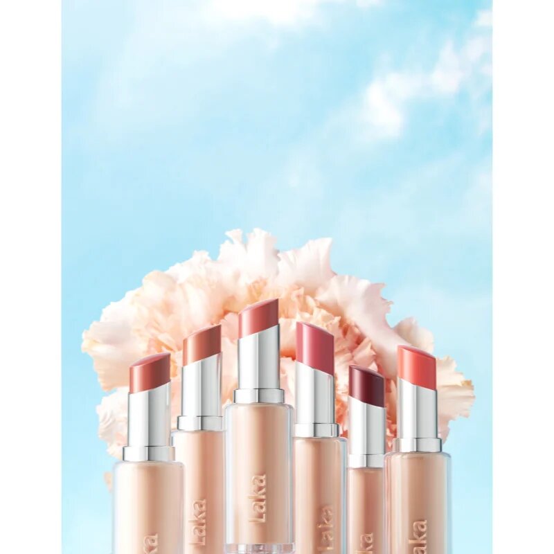 Laka Bonding Glow Lipstick hosszan tartó rúzs a hidratálásért és a fényért árnyalat 208 Posh 3.7 g