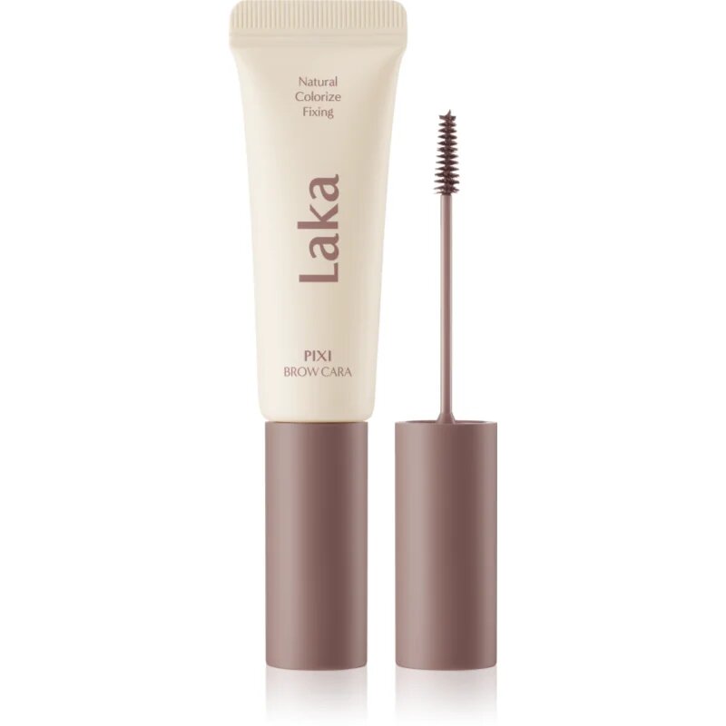 Laka Pixi Brow Cara szemöldök és szempillaspirál a formáért és a fixálásért árnyalat 04 Smoky Pink 8 g