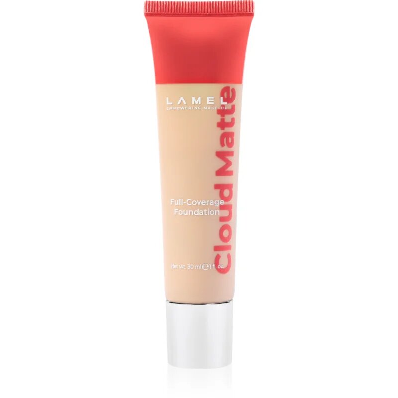 LAMEL Cloud Matte Full-Coverage Foundation tartós matt alapozó árnyalat 02N 30 ml