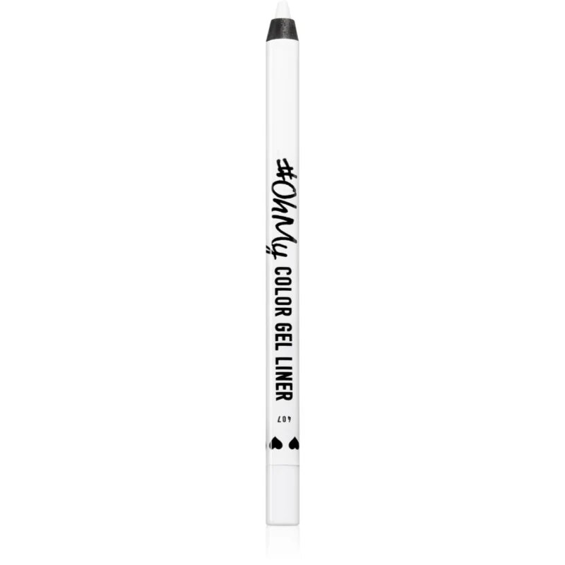 LAMEL OhMy Color Gel Liner tartós zselés szemceruza árnyalat 407 White 1.4 g