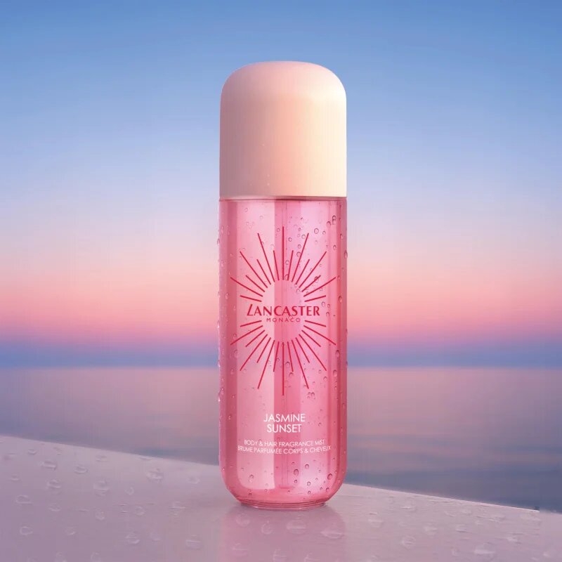 Lancaster Eau de Hair & Body Mist parfümözött spray arcra testre és hajra illatok Jasmine Sunset 236 ml