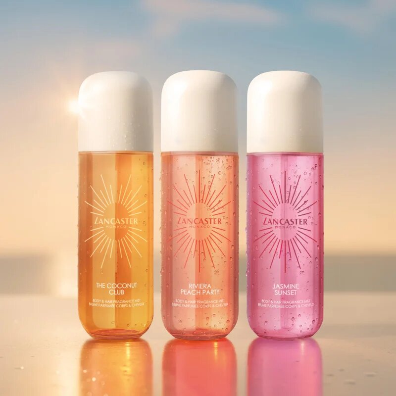 Lancaster Eau de Hair & Body Mist parfümözött spray arcra testre és hajra illatok Jasmine Sunset 236 ml