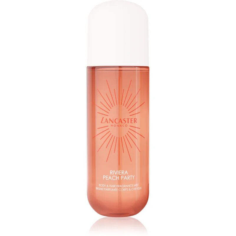 Lancaster Eau de Hair & Body Mist parfümözött spray arcra testre és hajra illatok Peach Party 236 ml