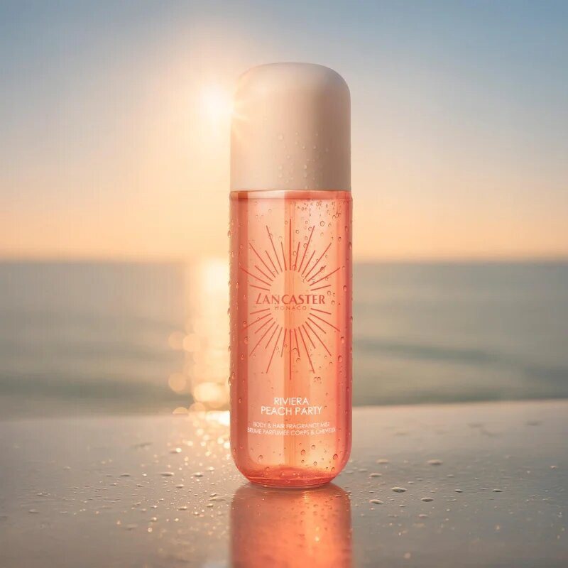 Lancaster Eau de Hair & Body Mist parfümözött spray arcra testre és hajra illatok Peach Party 236 ml