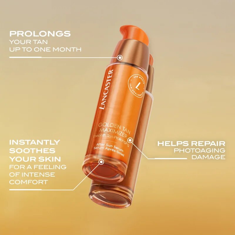 Lancaster Golden Tan Maximizer After Sun Face Serum bőr szérum hosszabbítja a napbarnítottságot 30 ml