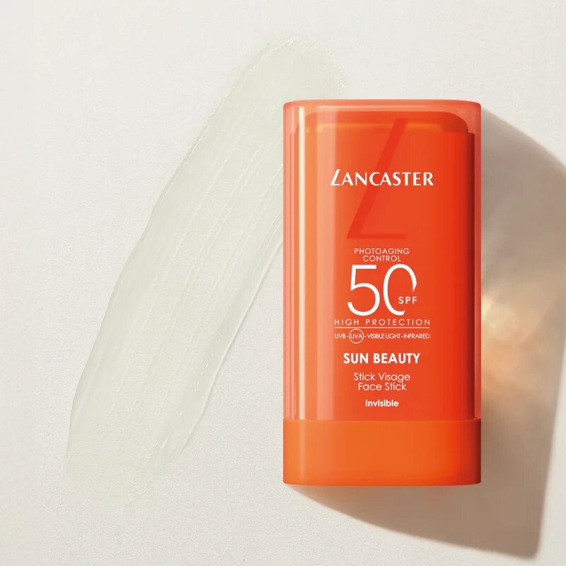 Lancaster Sun Beauty Face Stick napozó krém stift az arcra és a nyakra SPF 50 19 g