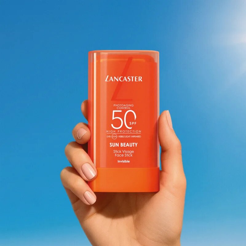 Lancaster Sun Beauty Face Stick napozó krém stift az arcra és a nyakra SPF 50 19 g