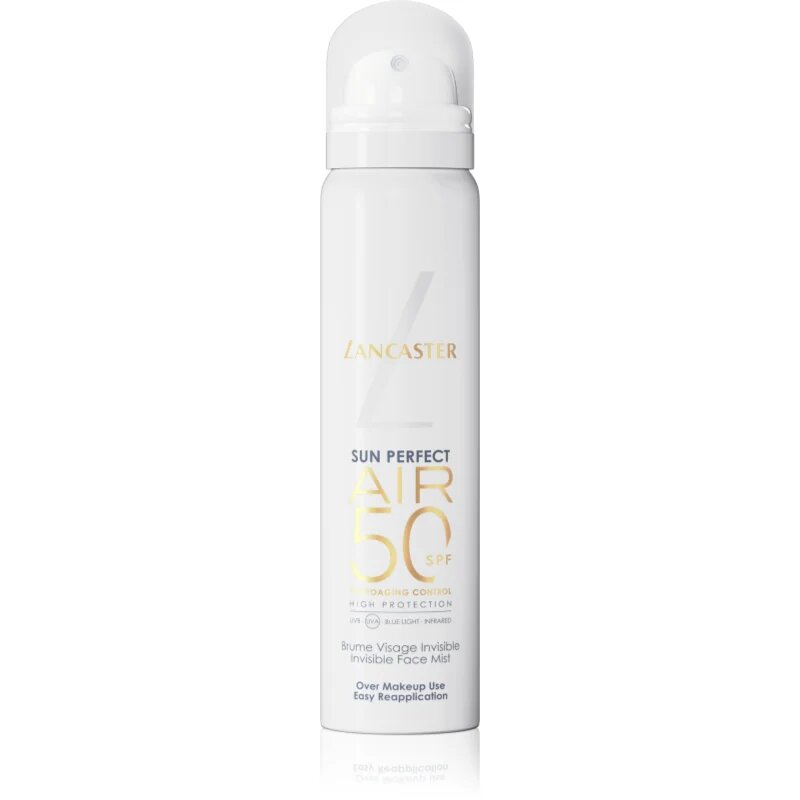 Lancaster Sun Perfect Air Invisible Face Mist arc spray napon tartózkodáshoz SPF 50 75 ml