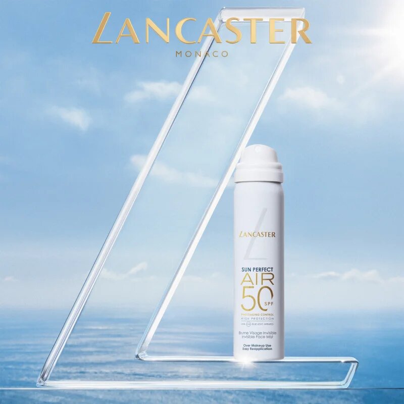 Lancaster Sun Perfect Air Invisible Face Mist arc spray napon tartózkodáshoz SPF 50 75 ml