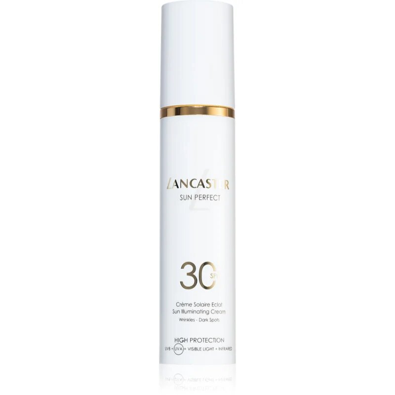 Lancaster Sun Perfect Sun Illuminating Cream SPF 30 élénkítő nappali krém a ráncok és a sötét foltok ellen SPF 30 50 ml