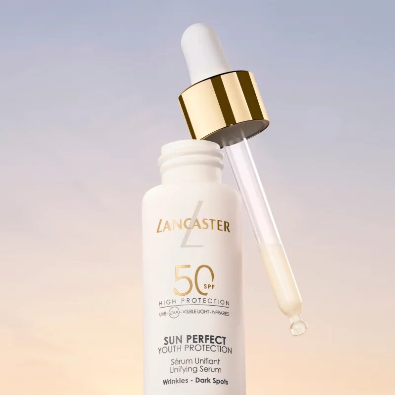 Lancaster Sun Perfect Unifying serum SPF 50 szérum egységesíti a bőrszín tónusait SPF 50 30 ml