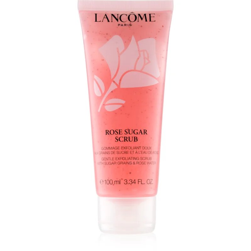 Lancôme Rose Sugar Scrub kisimító peeling az érzékeny arcbőrre 100 ml