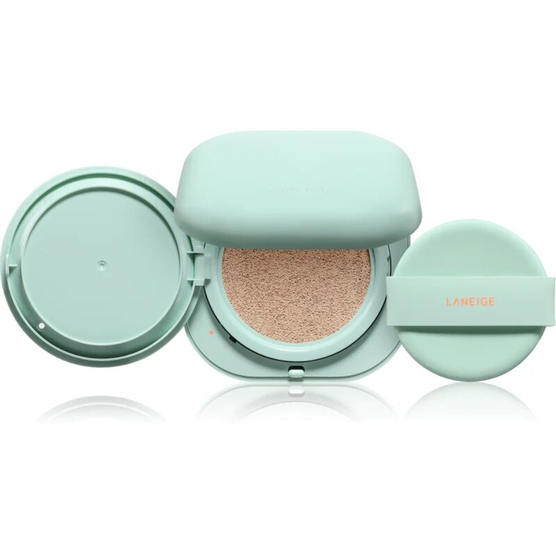 LANEIGE Neo Cushion Matte kompakt mattító alapozó + utántöltő árnyalat 13N1 Ivory 2x15 g