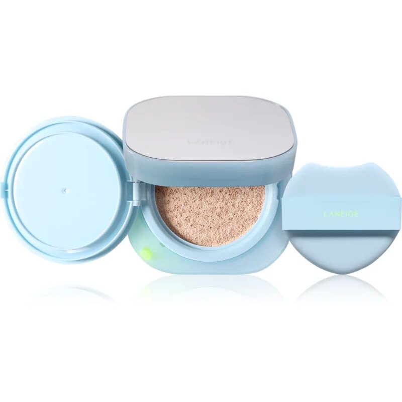 LANEIGE Neo Cushion Mewy kompakt alapozó + utántöltő árnyalat 17W Warm Ivory 2x15 g