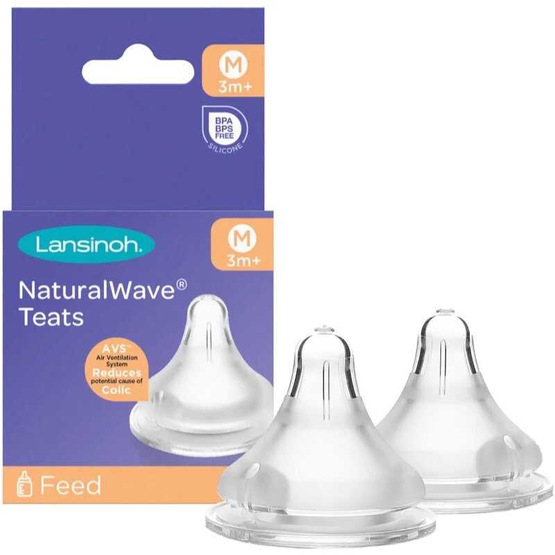 Lansinoh NaturalWave etetőcumi Medium 2 db