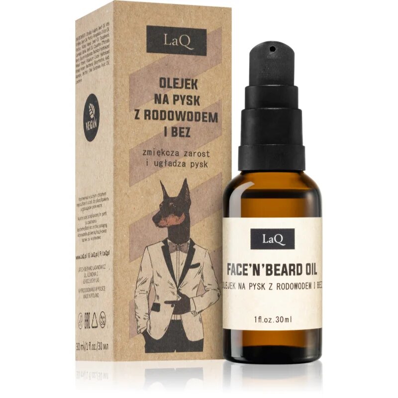 LaQ Doberman ápoló olaj az arcra és a szakállra 30 ml