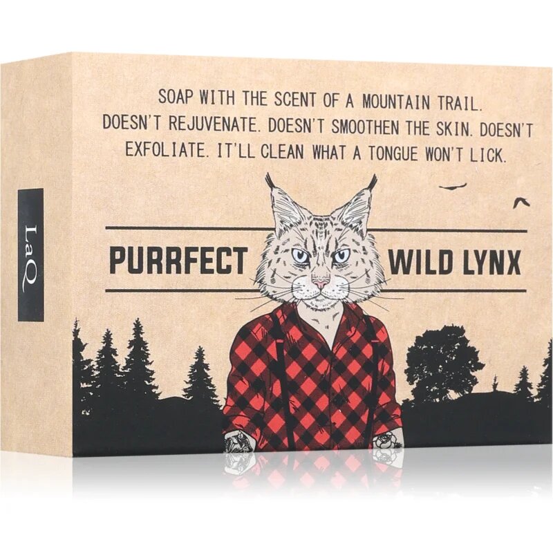 LaQ Lynx From Mountain tisztító kemény szappan 85 g