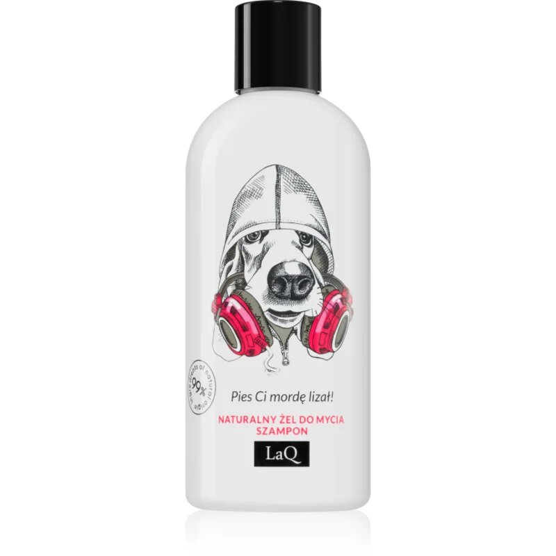 LaQ Music Purifies Cool Dogy tusfürdő gél és sampon 2 in 1 300 ml