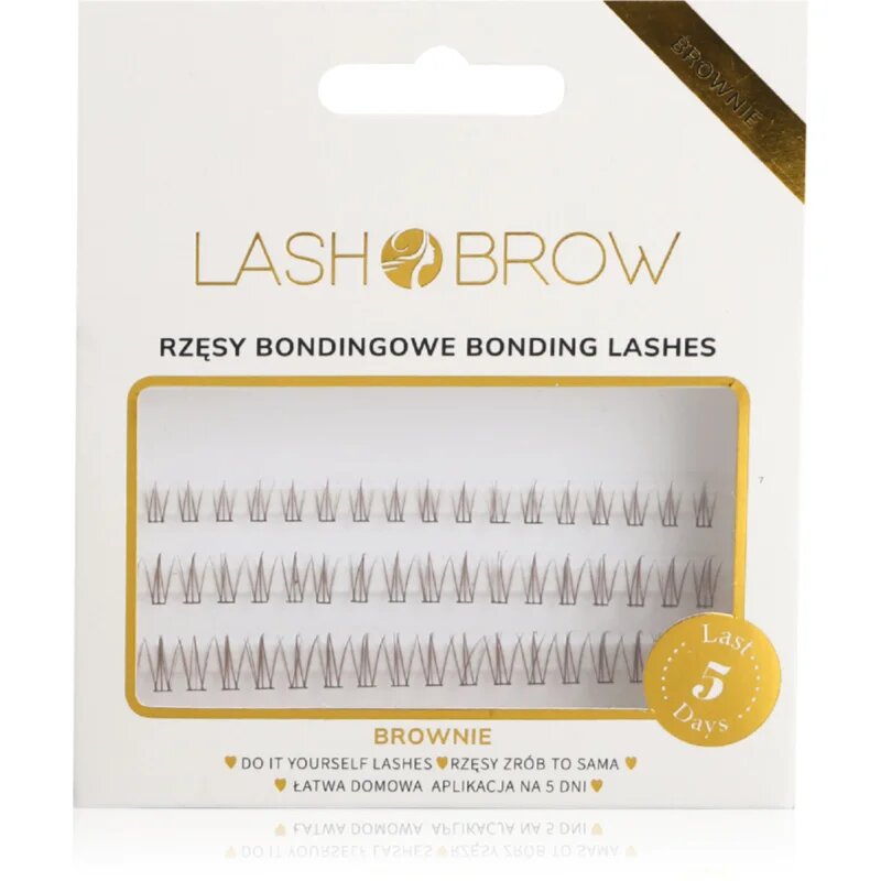 Lash Brow Bonding Eyelashes ragasztható tincses műszempillák Extra Small Brownie 1 db