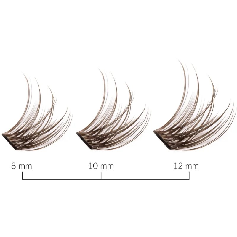 Lash Brow Press&Go Self-Adhesive Eyelashes öntapadós tincses műszempillák Everyday Brownie 1 db