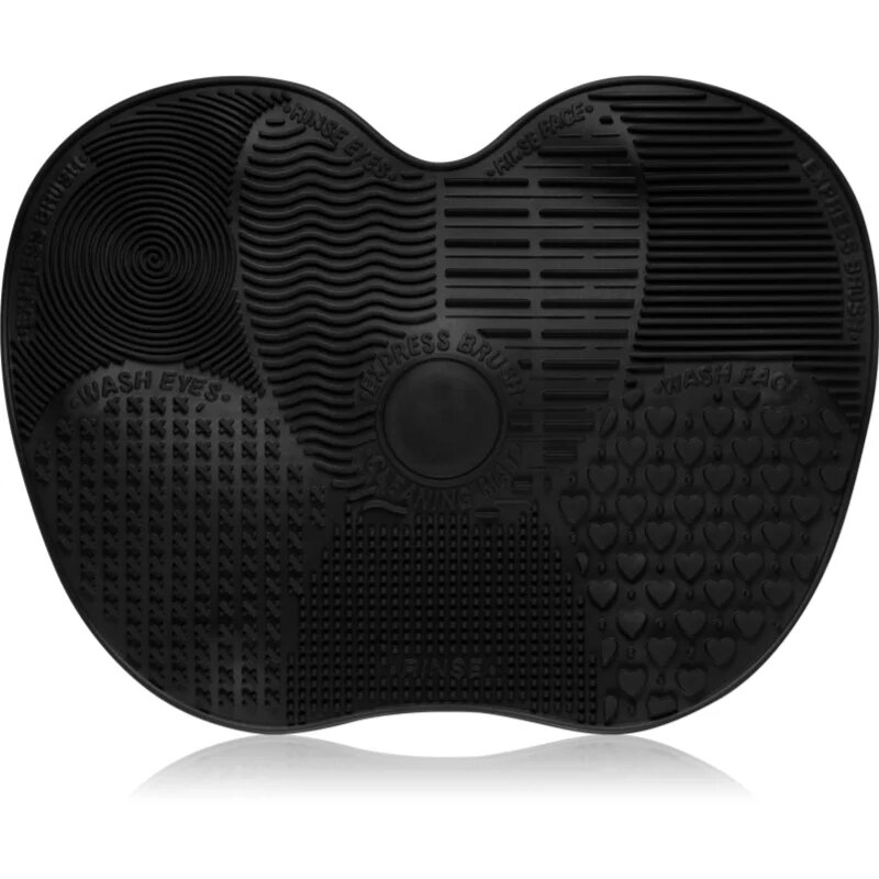 Lash Brow Silicone Make-up Brush Wash Matte Black tisztító ecset alátét méret XL 1 db