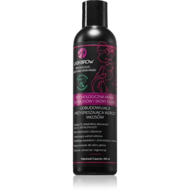 Lash Brow Trichologic Scalp and Hair maszk a hajra és a fejbőrre 150 ml