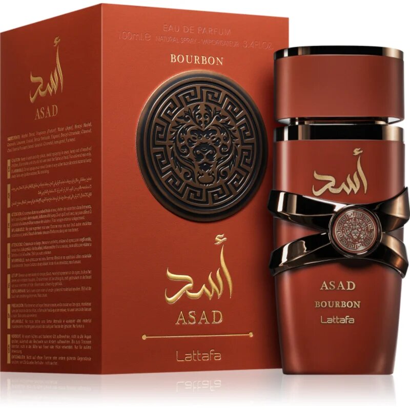 Lattafa Asad Bourbon Eau de Parfum uraknak 100 ml