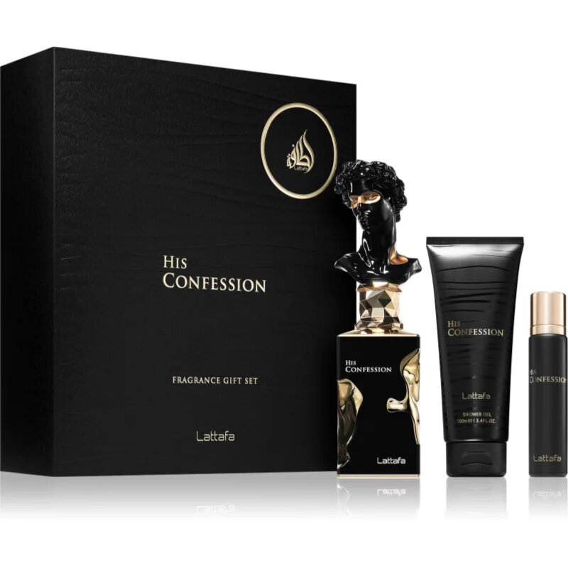 Lattafa His Confession ajándékszett uraknak 1 db