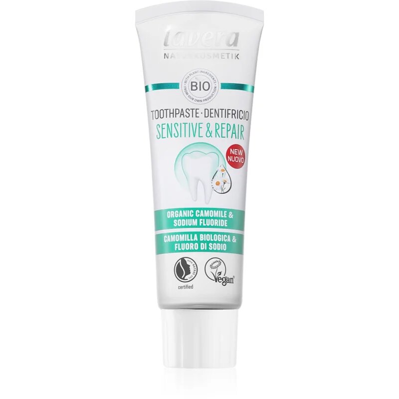 Lavera Sensitive & Repair fogkrém érzékeny fogakra 75 ml