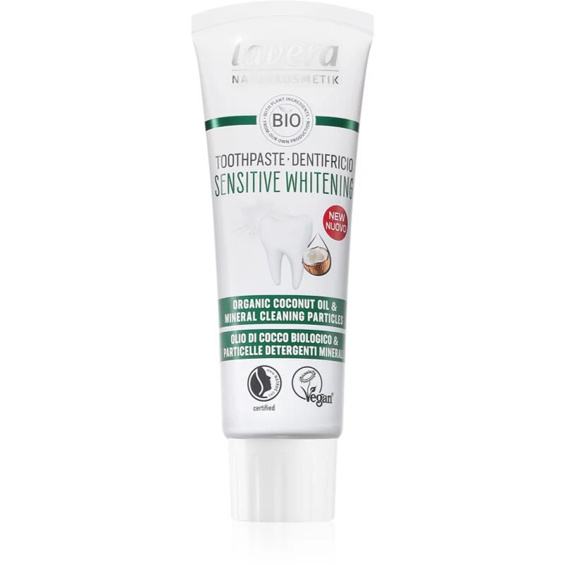 Lavera Sensitive Whitening fehérítő fogkrém 75 ml